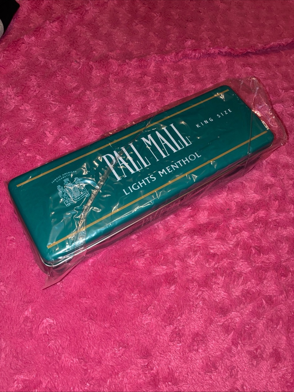 Pall Mall Lights Menthol King Size Green Tin
